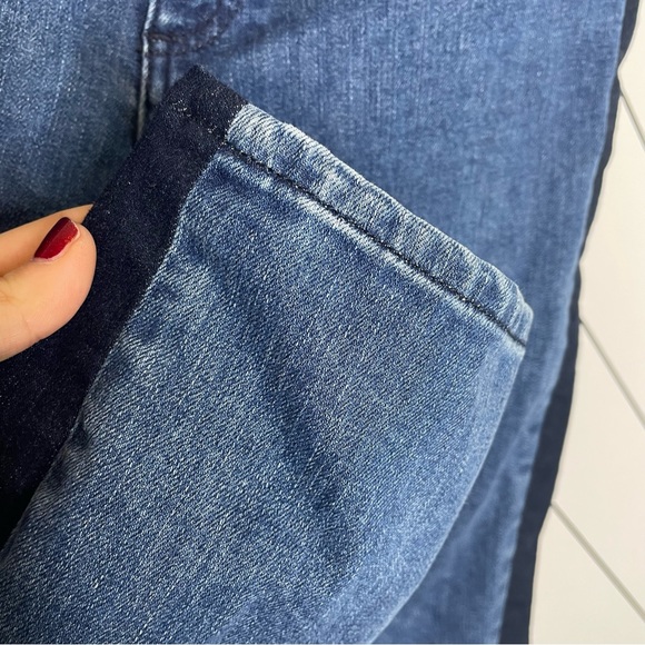 Rag & Bone | Mazie Side Stripe High Waisted Skinny Jeans Double Indigo Size 29 - Picture 11 of 13